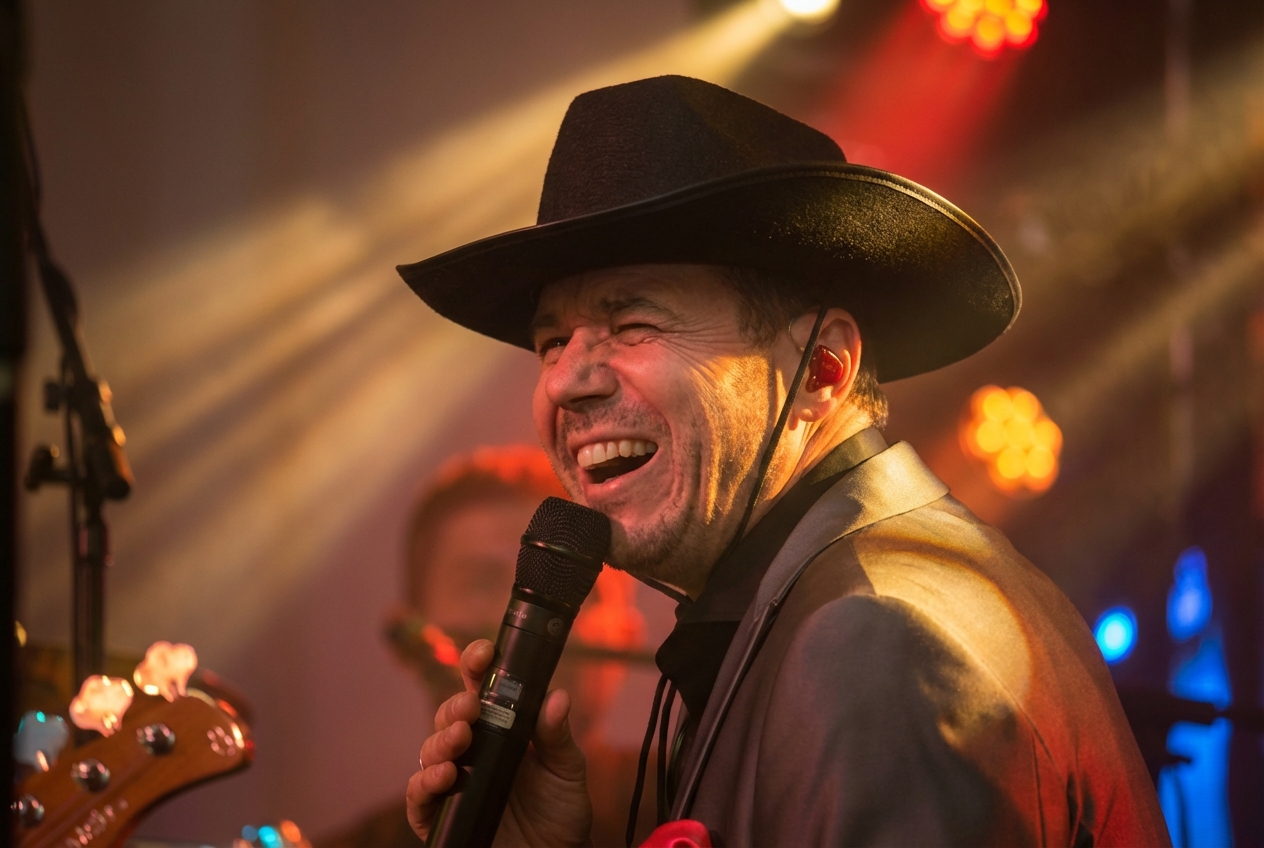 Energiegeladene Party-Performance